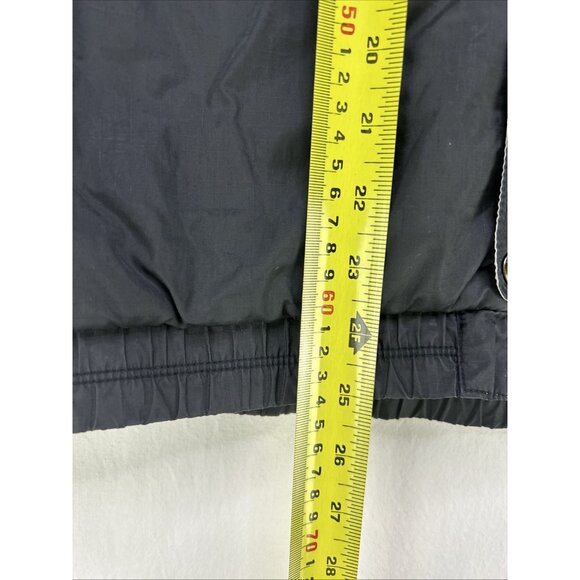 Vintage Nike Vest Large Youth (14-16) Zip Up Purple And Black Puffer Vest 90’s - Picture 4 of 14